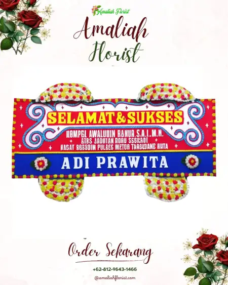 Papan Bunga Ucapan Selamat Mutisari