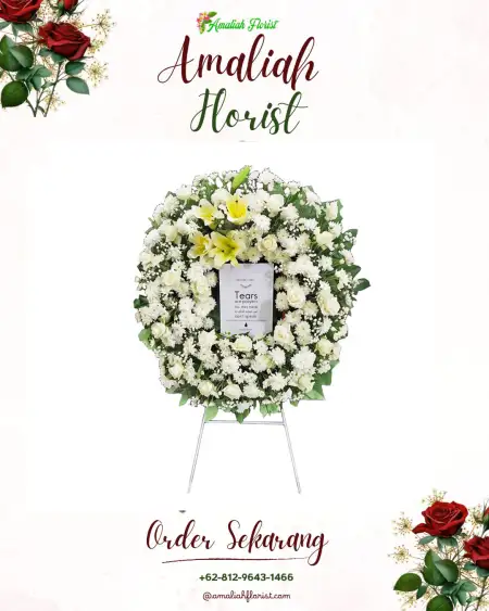 Krans Bunga Duka Mutisari